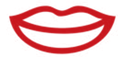 Logo der Praxis für Logopädie und Lerntherapie (Lippen-Symbol)